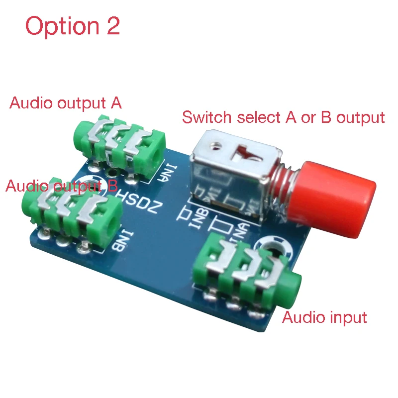 Аудио коммутационная плата A/B два аудиовхода блок дополнительный выбор типа вывода Модуль кнопка переключения выход вход модель платы