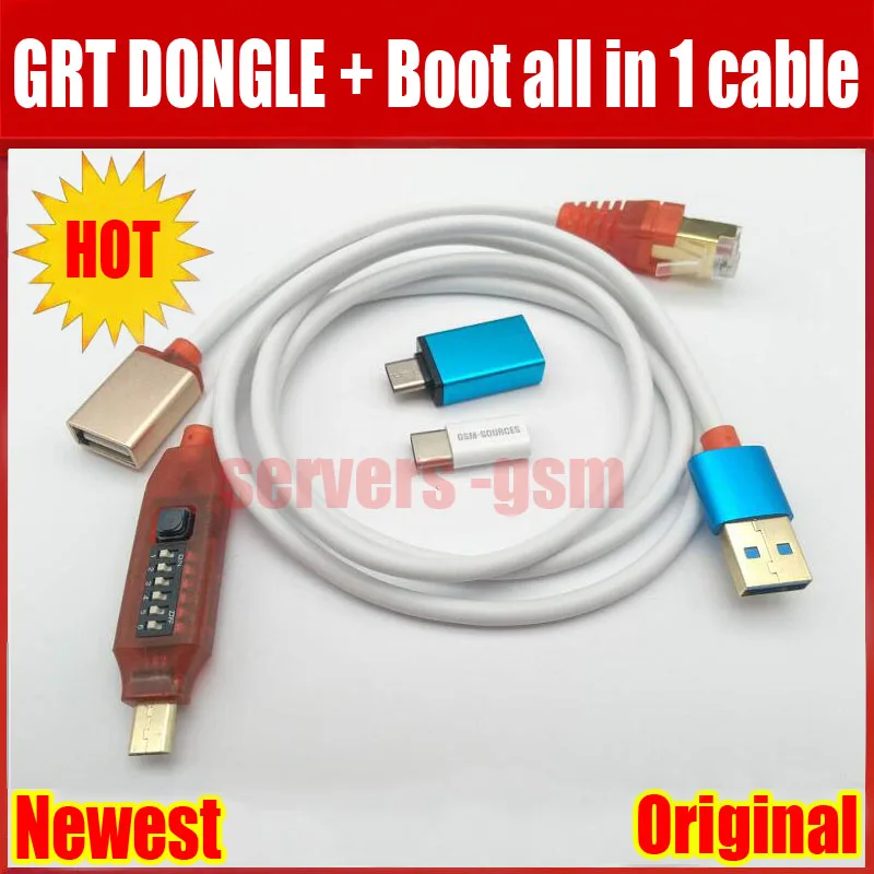 Мощный ключ GRT + кабель все в одном для Qualcom Tool IMEI ремонт удаление FRP Samsung Huawei HTC NOKIA LG