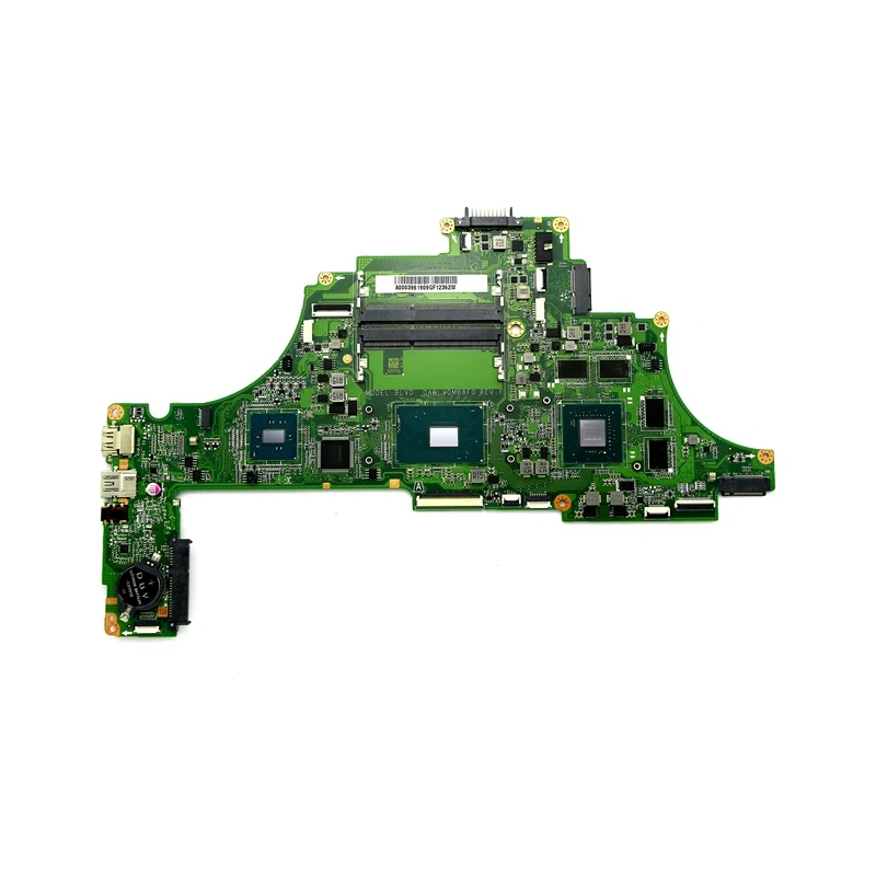 Placa base de computadora portátil DABLVDMB8F0 w/i7-6700HQ 2,6 GHz CPU + GTX 950 m GPU A000396190 para Toshiba Satelllite S55T-C5 Placa base de computadora portátil DABLVDMB8F0 w/i7-6700HQ 2,6 GHz CPU + GTX 950 m GPU A000396190 para Toshiba Satelllite S55T-C5