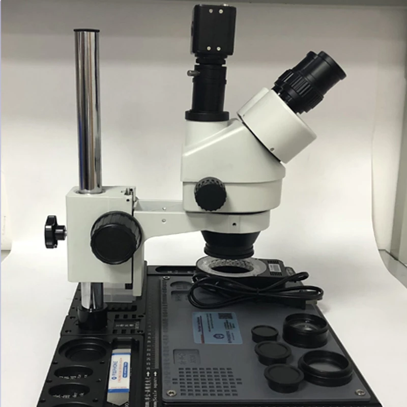 3,5-90X Тринокулярный Стерео микроскоп с 47 см* 32 см подкладка из алюминиевого сплава 1080P HDMI камера ремонт телефона pcb паяльный микроскоп
