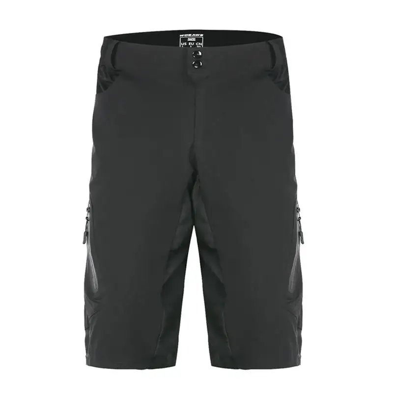 

Summer Men's Cycling Shorts Black Breathable Loose Outdoor Sports Running MTB Riding Road Mountain Bike Short Trousers