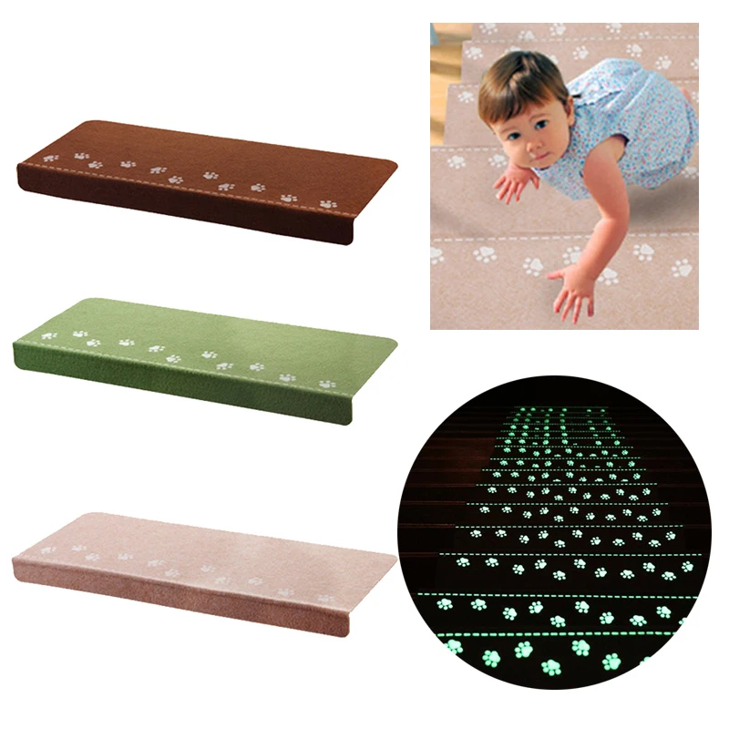 

2019 Luminous Visual Mat Self-Adhesive Floor Safe Easy Clean Protect Staircases From Scratched Anti-Slip Stairs Pad High Quality
