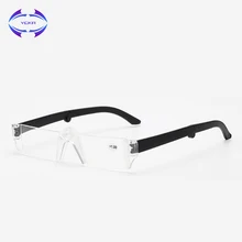 VCKA складные очки для чтения, очки для женщин и мужчин, 7 цветов без оправы+ 1,0+ 1,5+ 2,0+ 2,5+ 3,0+ 3,5 увеличительные защитные очки