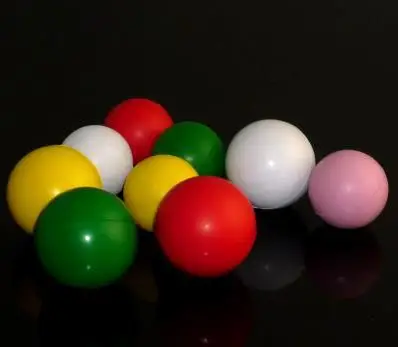Умножающиеся шары, мяч Появившись(один мяч до четырех шар), материал ПВХ, 5 см, диаметр-зеленый/желтый/розовый/красный цвет для выбора, фокусы
