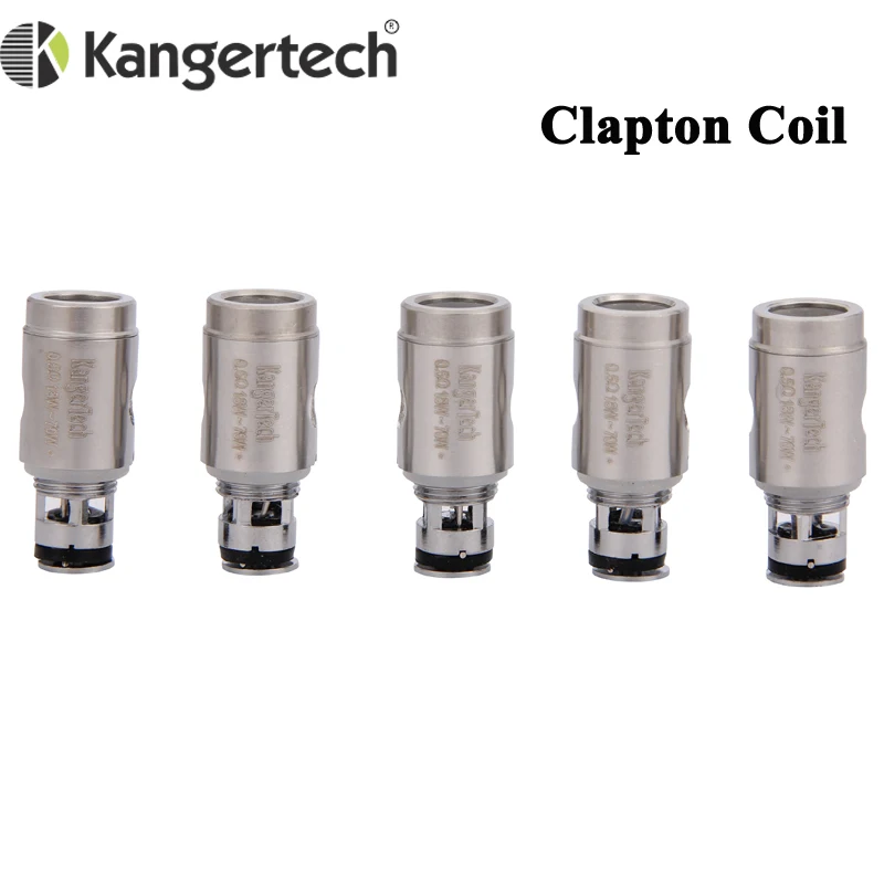 Катушка Kanger Clapton 10 шт./лот 0 5 Ом для серии Subtank/серии Toptank/испарителя электронной