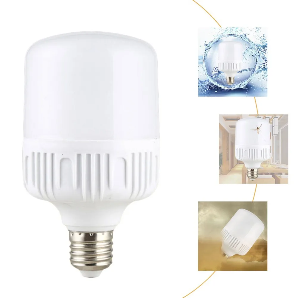 Практичный Водонепроницаемый светодиодный белый свет лампы пыли насекомых предотвращения Пластик лампа E27/B22 энергосберегающие AC220V