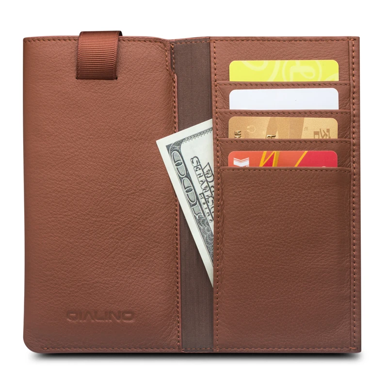 QIALINO, кошелек, сумка, чехол для iphone XS, кошелек, чехол для iphone XS, 5,8 дюймов, натуральная кожа, с отделением для карт, роскошный чехол