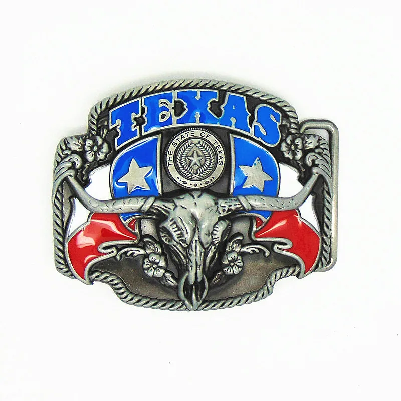 Пряжка для ремня cowboys west модная из цинкового сплава tauren Texas с ремнем 4 0|cowboy fashion|alloy