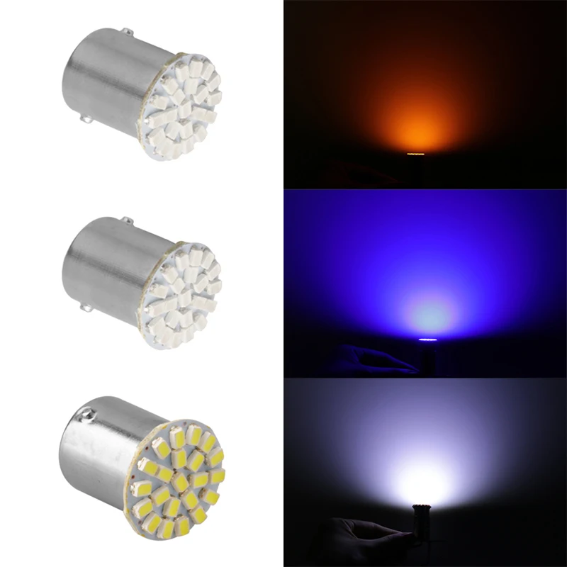 

1156 22 SMD P21W BA15S LED Bulb Car Auto Front Lights Brake Lights Turn Lights Parking Lamp Bulbs Hot Sale 12 V