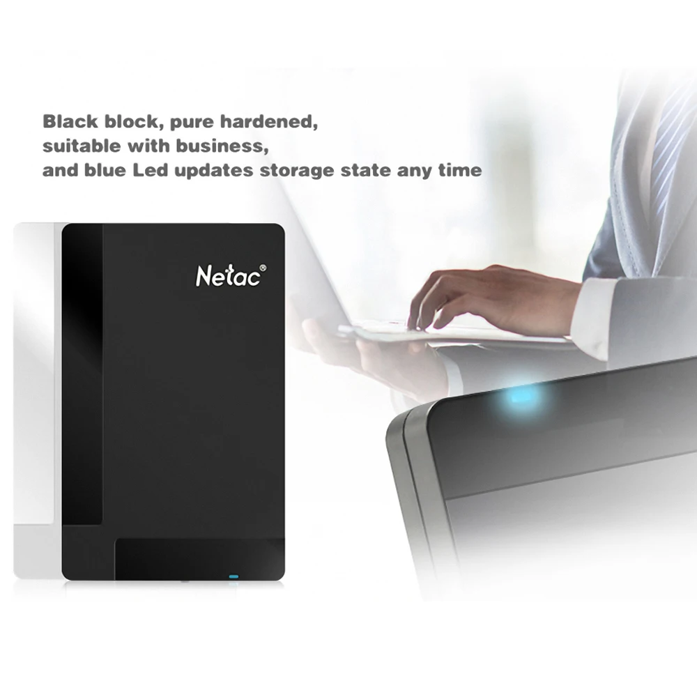 Netac 2 5 &quotпортативный HDD 5400rmp K218 USB 3 0 500 Гб черный 1 ТБ внешний жесткий диск для