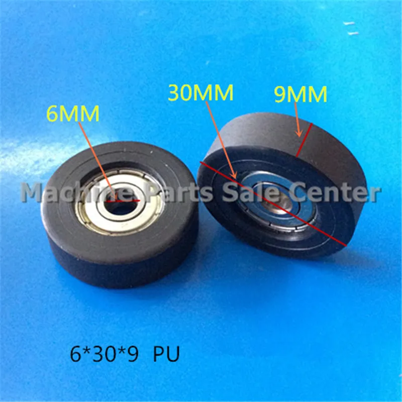 SWMAKER 6*30*9 mm F type idler pulley ball bearings bearing PU flat