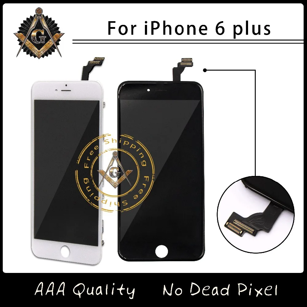 Prix pour 5 PCS/LOT AAA Qualité Pour iPhone 6 Plus Écran lcd Avec Écran Tactile Digitizer Assemblée en Noir/Blanc 5.5 pouce Livraison gratuite Prix pour 5 PCS/LOT AAA Qualité Pour iPhone 6 Plus Écran lcd Avec Écran Tactile Digitizer Assemblée en Noir/Blanc 5.5 pouce Livraison gratuite