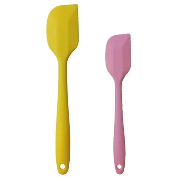 

2pcs/set Non-stick Silicone Spatulas Set, Heat-resistant Baking Spoon Spatulas, Food Grade Silicone Kitchen Tools