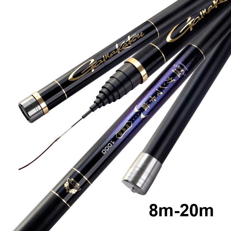 

2018 Japan Long Taiwan Fishing Rod 8m-20m Front-end Rods Power Hand Crap Pole Stream peche