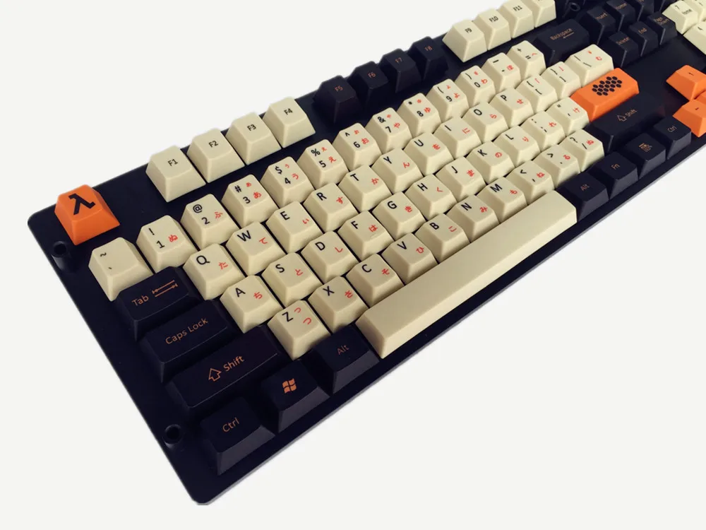 Крутой Джаз 125 PBT большой углерод толстый Keycap краситель сублимированный Японский Русский корейский макет Вишневый профиль для механической клавиатуры