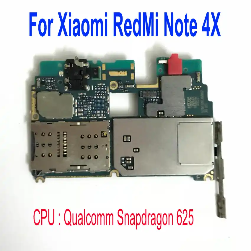 Original Unlock Mobile Electronic Mainboard Motherboard With Full Chips Circuits For Xiaomi Redmi Note 4x Note4 Global Version Mobile Phone Flex Cables Aliexpress