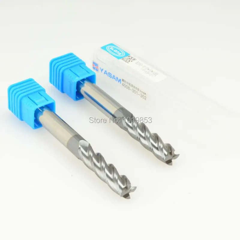 

SLONS S200-10*10*100L HRC50 10mm shank diameter Solid carbide end mill for CNC machine