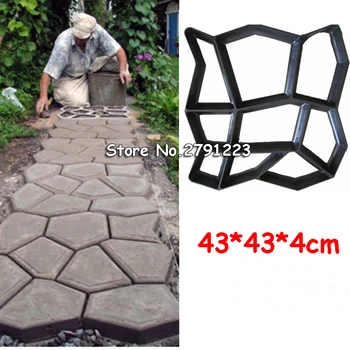 

Garden Path Maker Mold Walk Pavement Concrete Mould DIY Manually Paving Cement Brick Stone Road Concrete Molds Pathmate Moulds