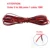 5 М/лот Красный Черный 2Pins 24AWG СВЕТОДИОДНЫЙ Удлинитель Утонченный Медный Провод Кабель с проводом сечением 0,2 ПВХ Изолированный Провод для Автомобиля