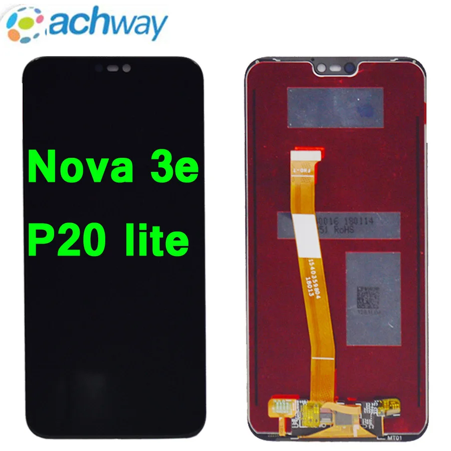 

5.84" Huawei Nova 3e P20 lite LCD Display+Touch Screen Digitizer Assembly Repair Parts Huawei P20 Lite LCD Pantalla With Frame