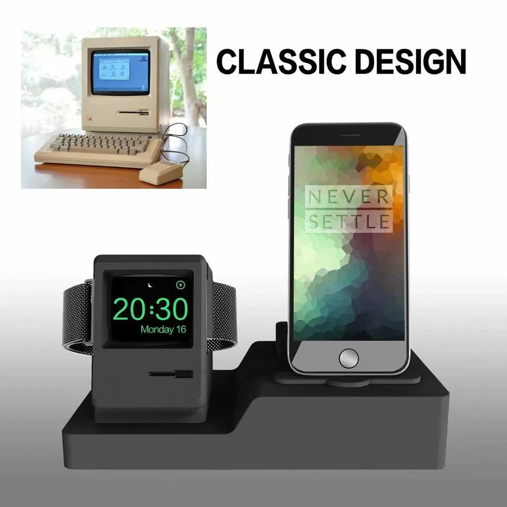 CARPRIE держатель Универсальный держатель для телефона Подставка 3 в 1 силикагель дешевые смарт часы Подставка для зарядки для Apple часы для Iphone
