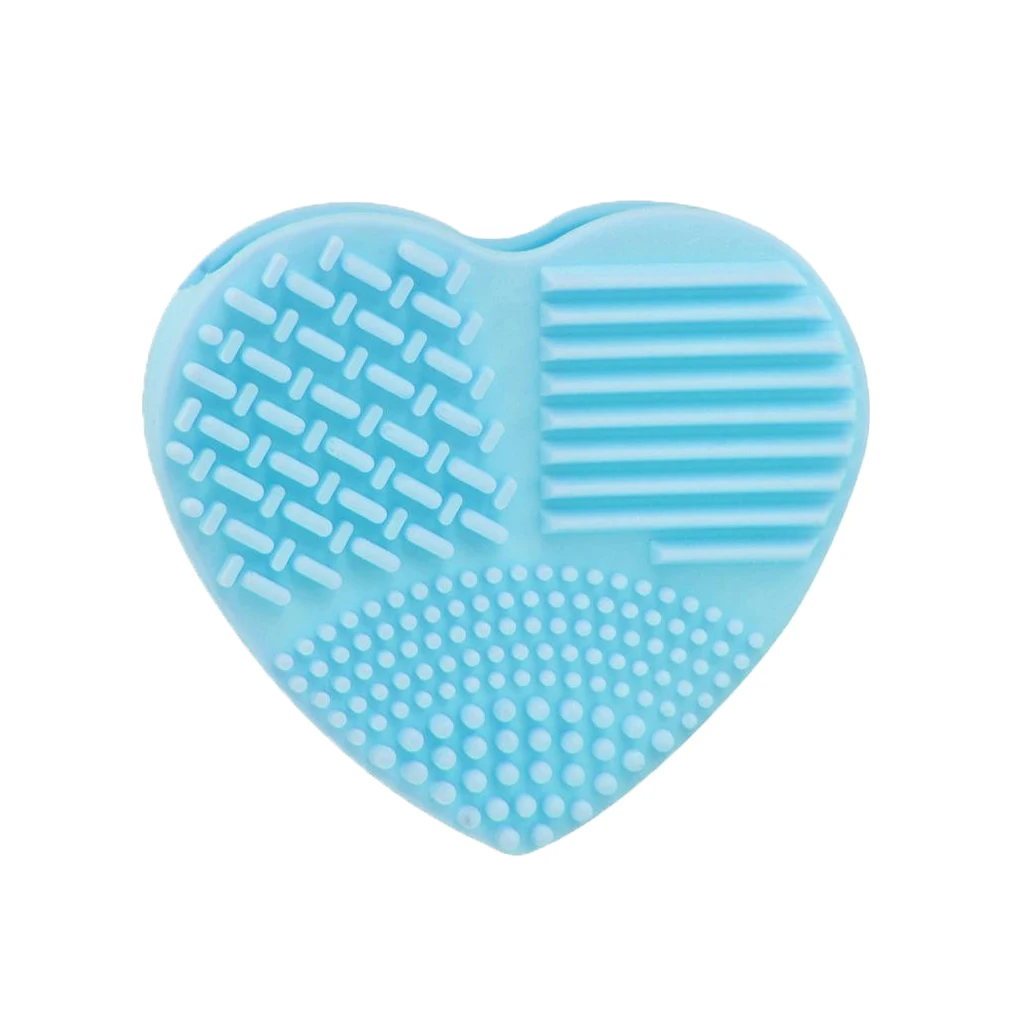 Foundation Makeup Brush Scrubber Board Silicone Makeup Brush Cleaner Pad Make Up Washing Brush Gel Cleaning Mat Hand Tool