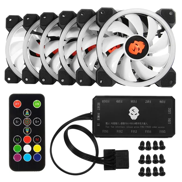 6pcs computer case pc