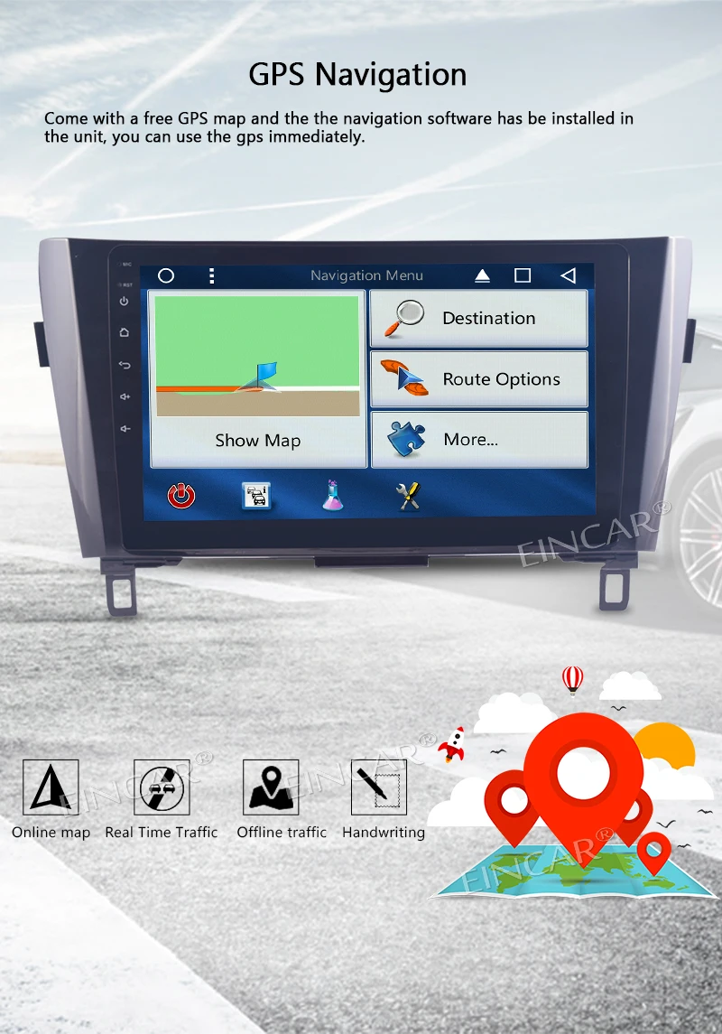 Android 7 1 10 дюймов HD цифровой сенсорный экран автомобильный стерео для nissan X trail/Qashqai