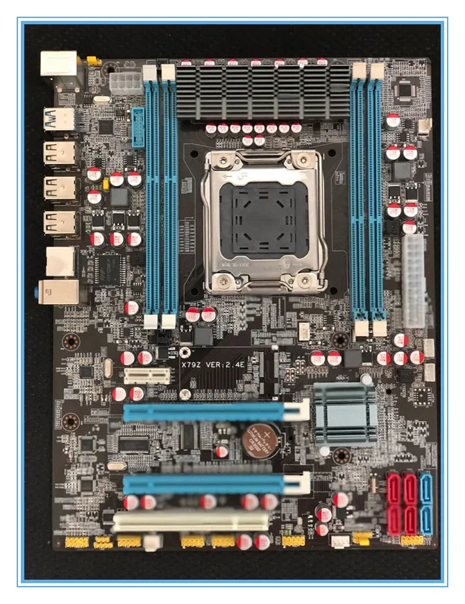 

desktop motherboard X79 with USB 3.0 support RECC ram mainboard LGA 2011 DDR3/ECC 64G 2*PCI-E SATA3 USB3.0
