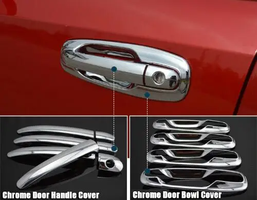 Автомобильные дверные ручки Чехлы для Chevrolet Lacetti Optra Daewoo Nubira Suzuki Forenza Holden наклейки хромированные внешние аксессуары