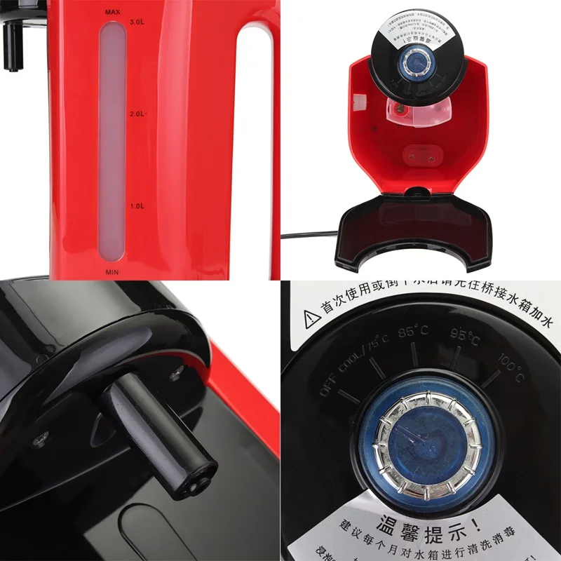 Instant Heating Electric Hot Water Dispenser 3L Boiler Electric Kettle Desktop Coffee Tea Maker Boiling Kettle Home 2200W Instant Heating Electric Hot Water Dispenser 3L Boiler Electric Kettle Desktop Coffee Tea Maker Boiling Kettle Home 2200W