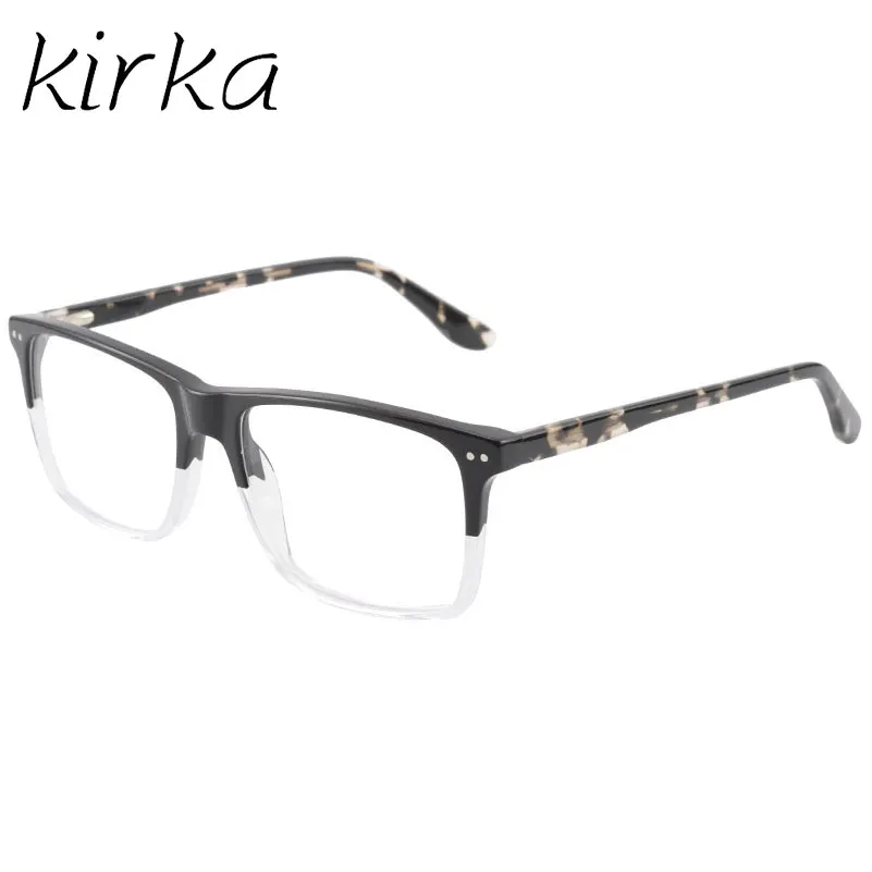 Kirka The Rivet Acetate Glasses Frames Man Eyeglasses Frame for Male