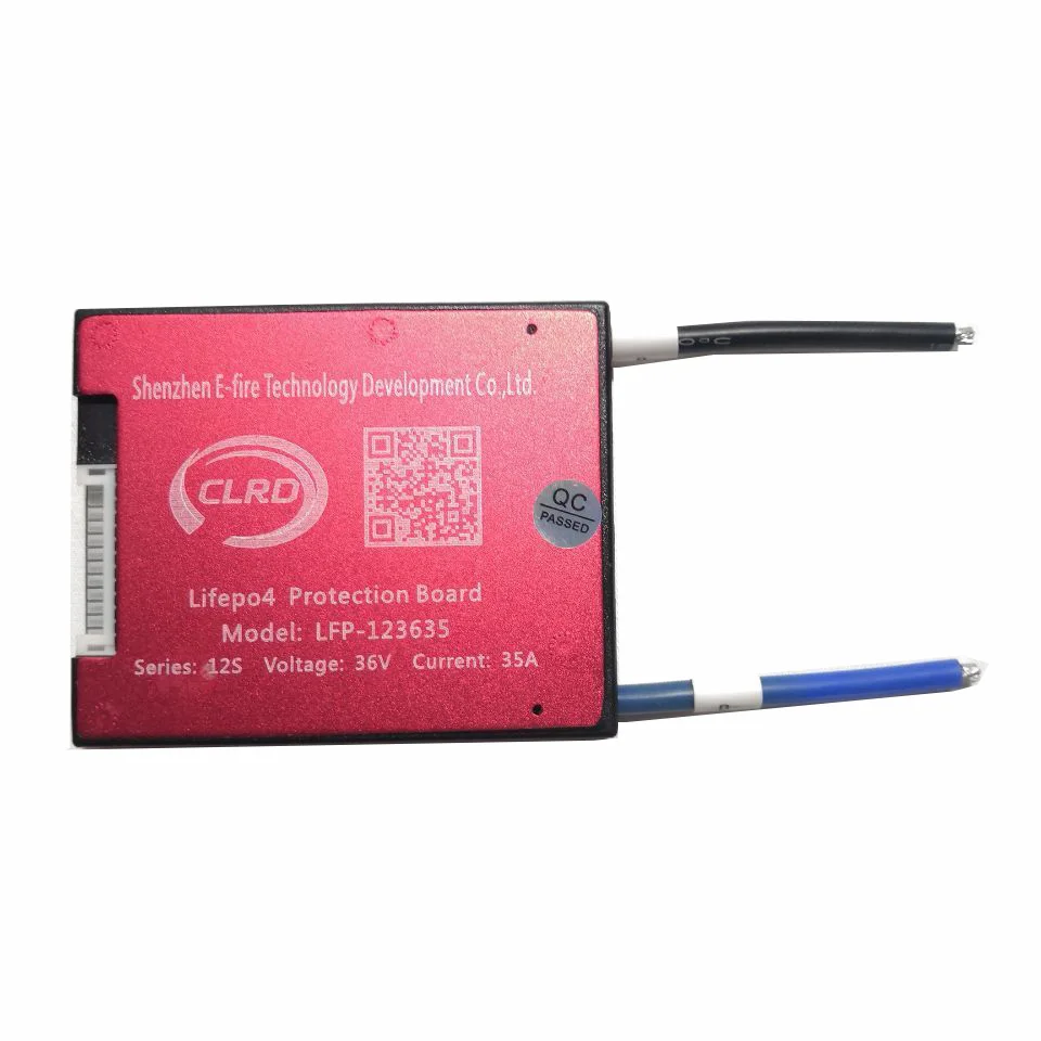 12S 36V 15A 25A 35A 45A 60A BMS система управления батареей PCM PCB для Lifepo4 Аккумуляторный блок с балансом