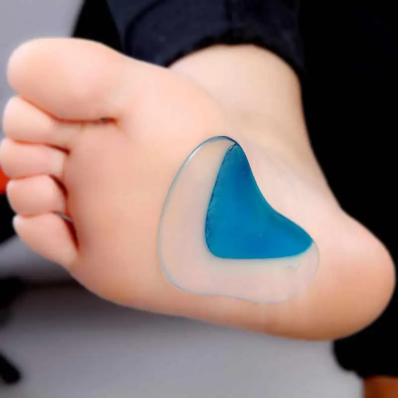 

2Pcs=1Pair Anti Slip Cushion Pads Silicone Insoles Of Flatfoot Arch Support High Heel Shoes Insole Stickers Protector Gel Pads