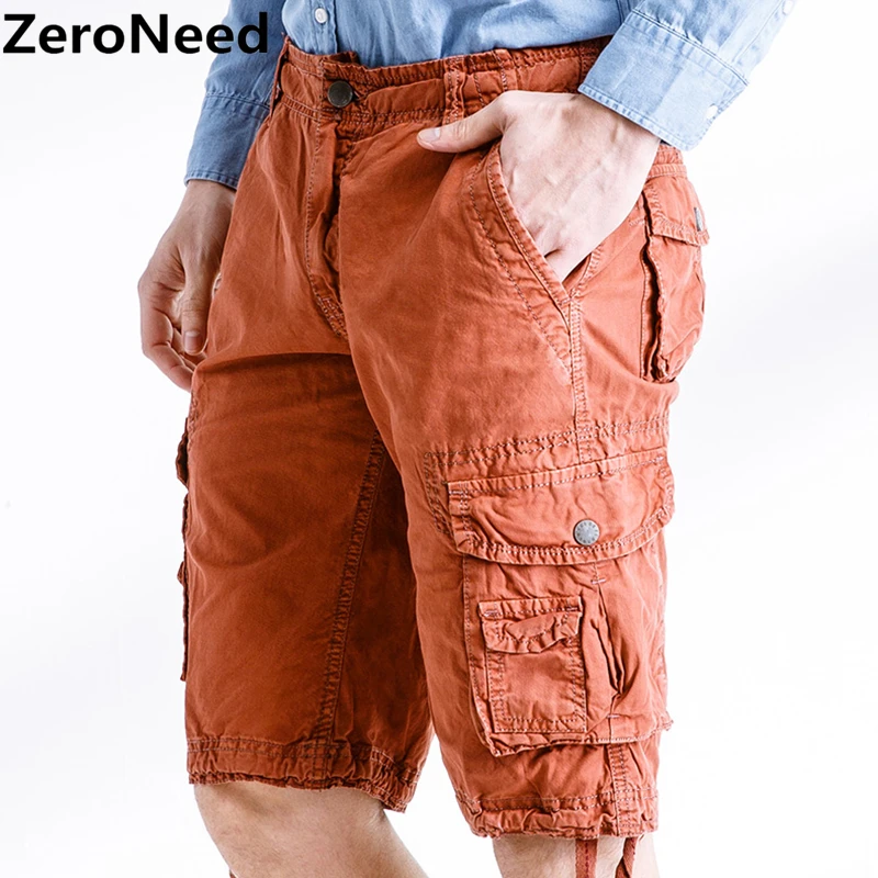 High Quality Cargo Shorts Casual Outdoors Brand Clothing Bermuda Work ...