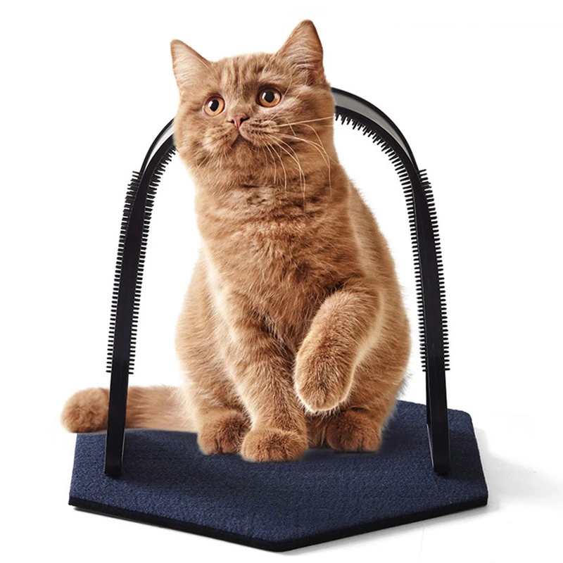 Cat Arch Bristle Brush Toys Kittens Self Groomer Brush Massage