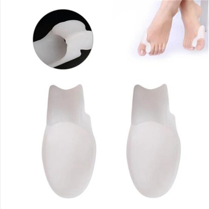 1 Pair Fashion Gel Silicone Bunion Corrector Big Toe Separators Straightener Spreader Foot Care Tool Hallux Valgus Massager