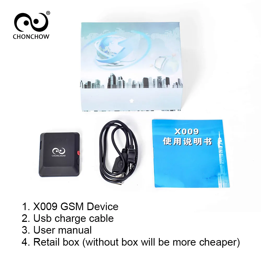 Бесплатная доставка локатор SOS последнее издание X009 Мини GSM трекер Видеокамеры с