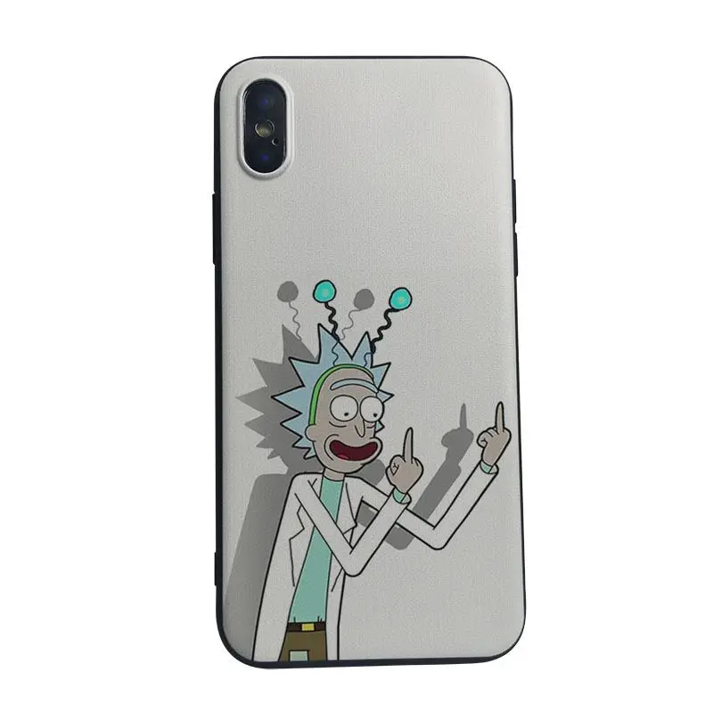 Чехол для мобильного телефона MaiYaCa Rick & Morty чехол iphone 5 5s SE 6s 6plus 7 8plus 8 X XS XR