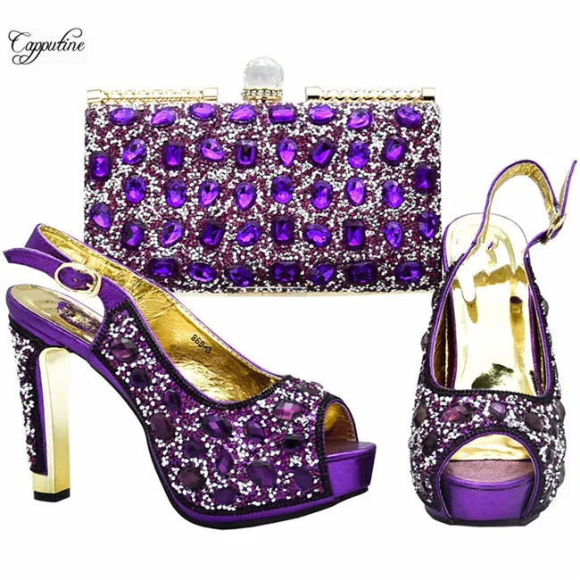 Piedras Bolso Clase Zapatos 3 fuchsia Del Altura Para Con Señora En Cm Shinning Partido Y Real Alta Bombas Talón púrpura 12 Púrpura azul 868 Oro dXp0xt0q