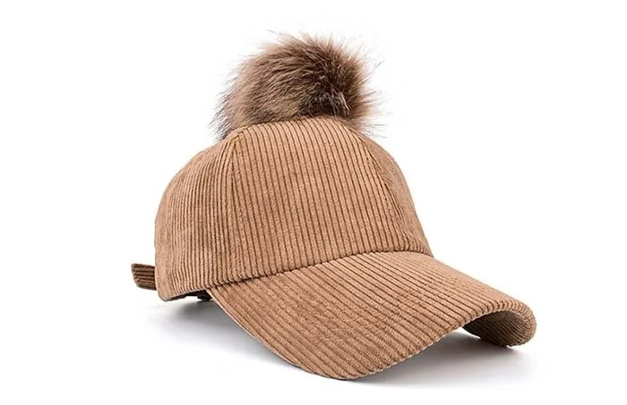 Женская Бейсболка s Осень Зима популярная Повседневная шляпа Gorras шерсть хаки декоративная шапка вельвет вертикальный бейсбольный мяч шляпы