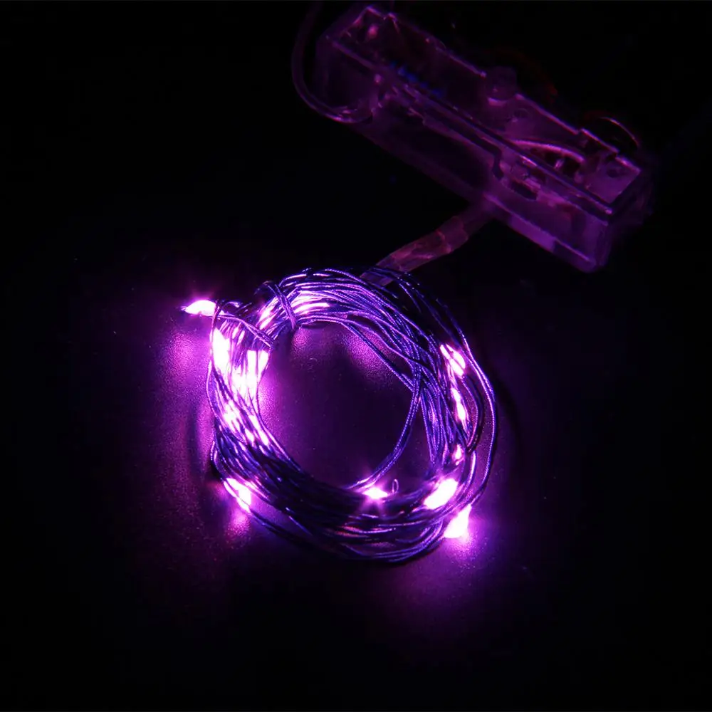 

Pink LED String Light 2M 20LEDs Copper Wire Waterproof Outdoor Bottle Vase Garland Decoration Fairy Light for Home Party Wedding
