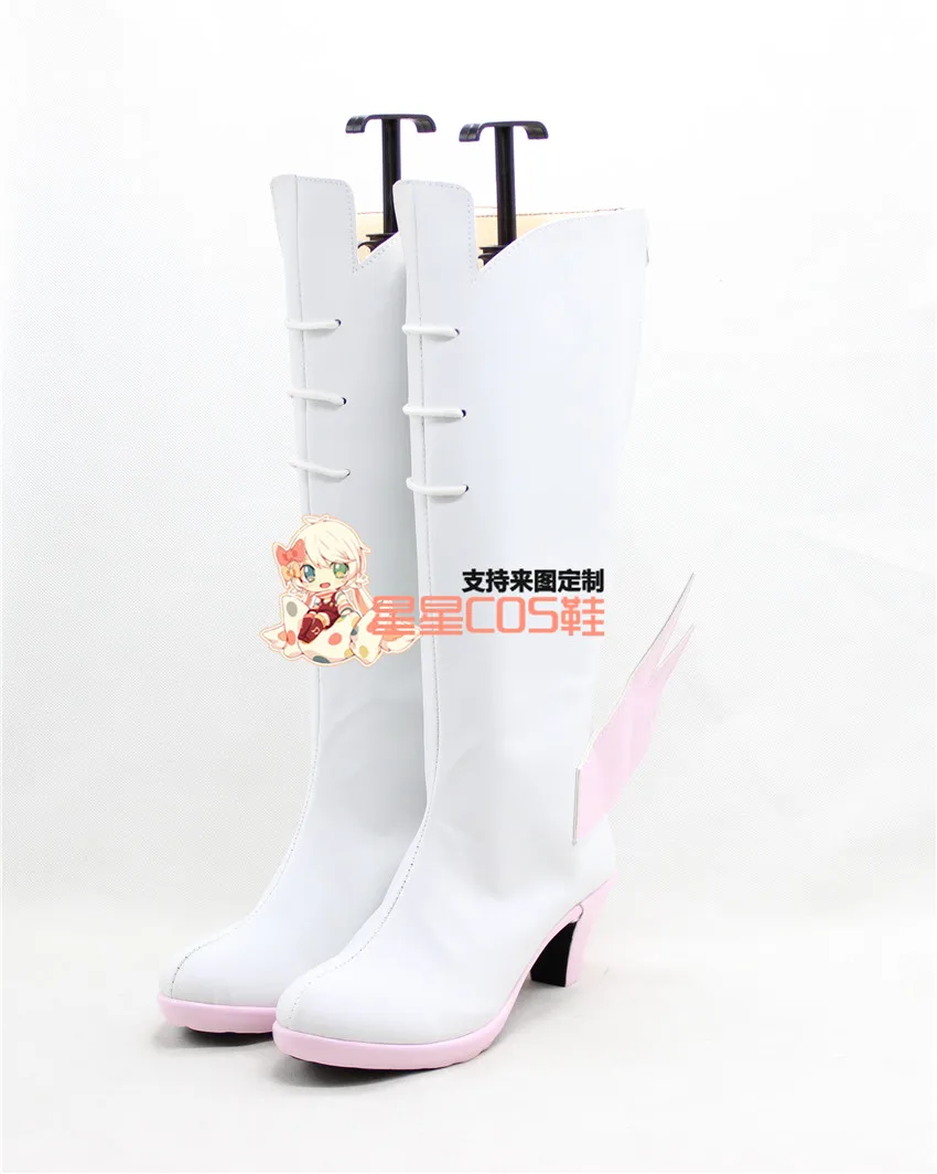 

KILL La KILL Nonon Jyakuzure Girls White Cosplay Shoes Boots X002
