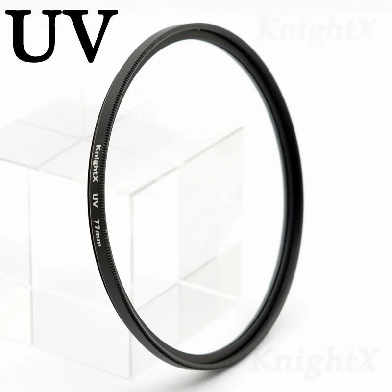 KnightX FLD UV CPL поляризационный фильтр для объектива камеры ND Star для canon sony nikon 52 мм 58 мм 67 мм d600 18-200 d5300 1300d 18-135 - Цвет: UV