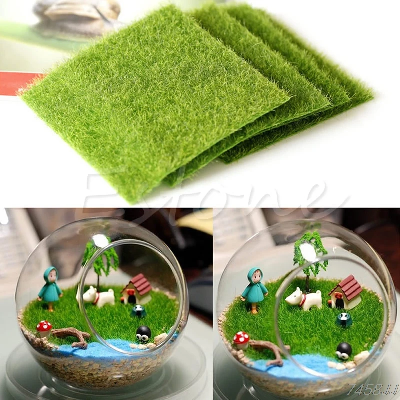 DIY Mini Lichen Fake Moss Emulation Lawn Moss Bottle Landscape