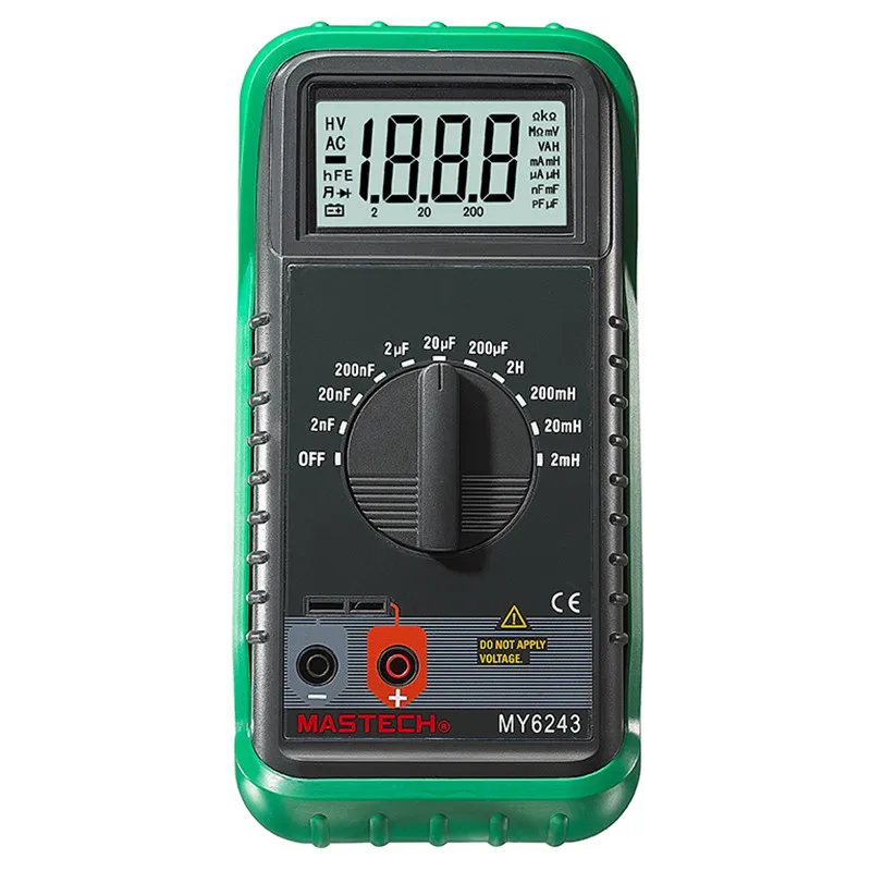 

MASTECH MY6243 3 1/2 1999 count digital LC C / L Meter inductance capacitance tester
