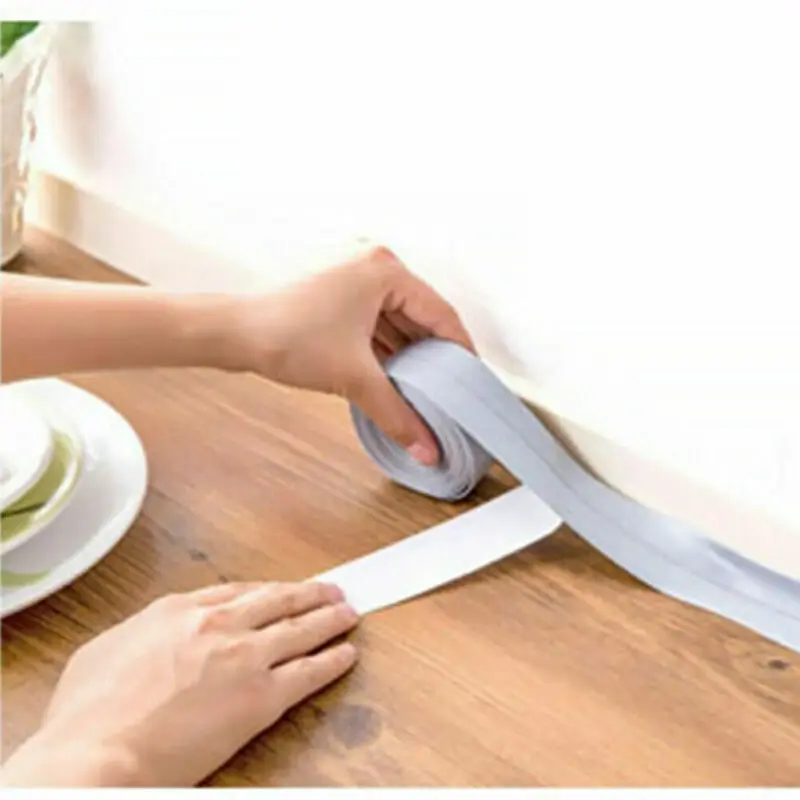 

Hot 2019 Self Adhesive Bath Windows Wall Sink Caulk Strip Sealing Tape for Home Bathroom Waterproof Self-Adhesive