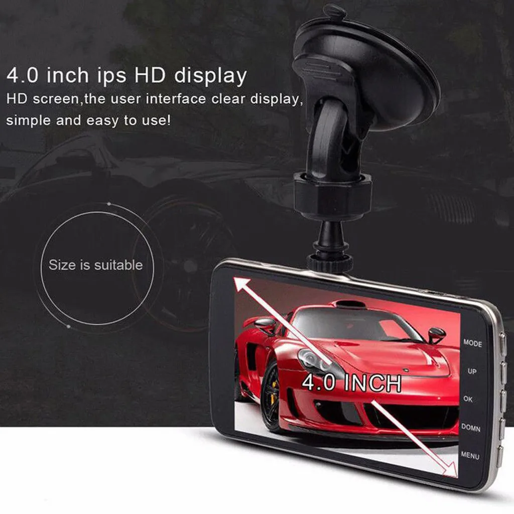Новинка, Автомобильный видеорегистратор 4 дюйма LCD FHD 1080 p 170 градусов Широкий формат приборной панели Камера видеорегистратор для автомобиля Регистраторы для toyota avensis t25