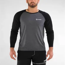 2019 SUMMER Brand Clothing Men's Long Sleeve Round Neck T-shirts Casual Baseball Tshirt Men Raglan Tee Streetwear Plus Size plus crisscross neck raglan sleeve leopard tee