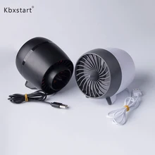 Kbxstart мини USB вентилятор Настольный охлаждающий стол тихий вентилятор с двумя лопастями для офисного компьютера DC5V Скорость Вращения лопасти 3500-8000